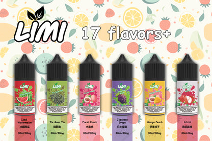 LIMI小菸油 電子煙油 可提供不涼菸油 0丁煙油 30ml/40mg