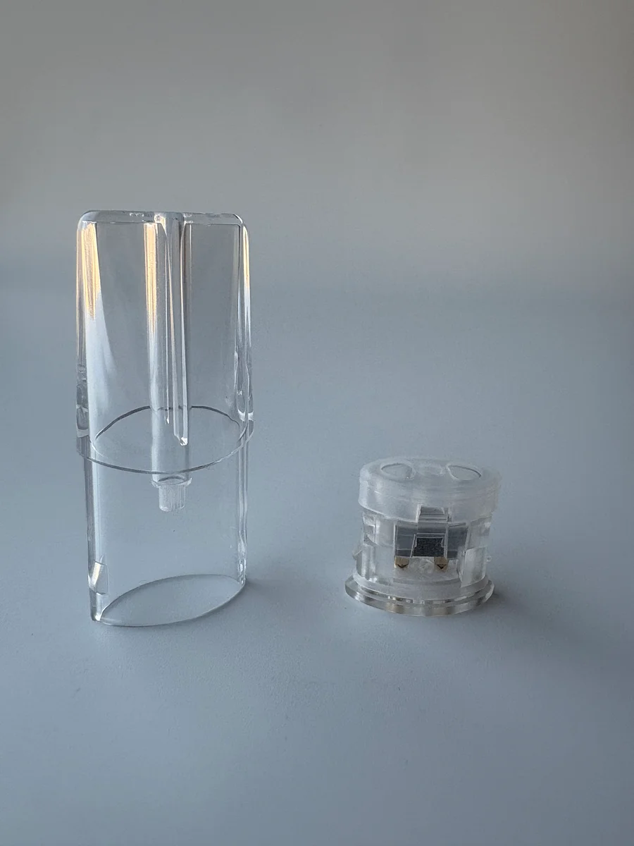 LANA一代透明分離式空彈/空倉 升級底座防漏棉花 適用一代煙桿/大功率主機 台灣現貨